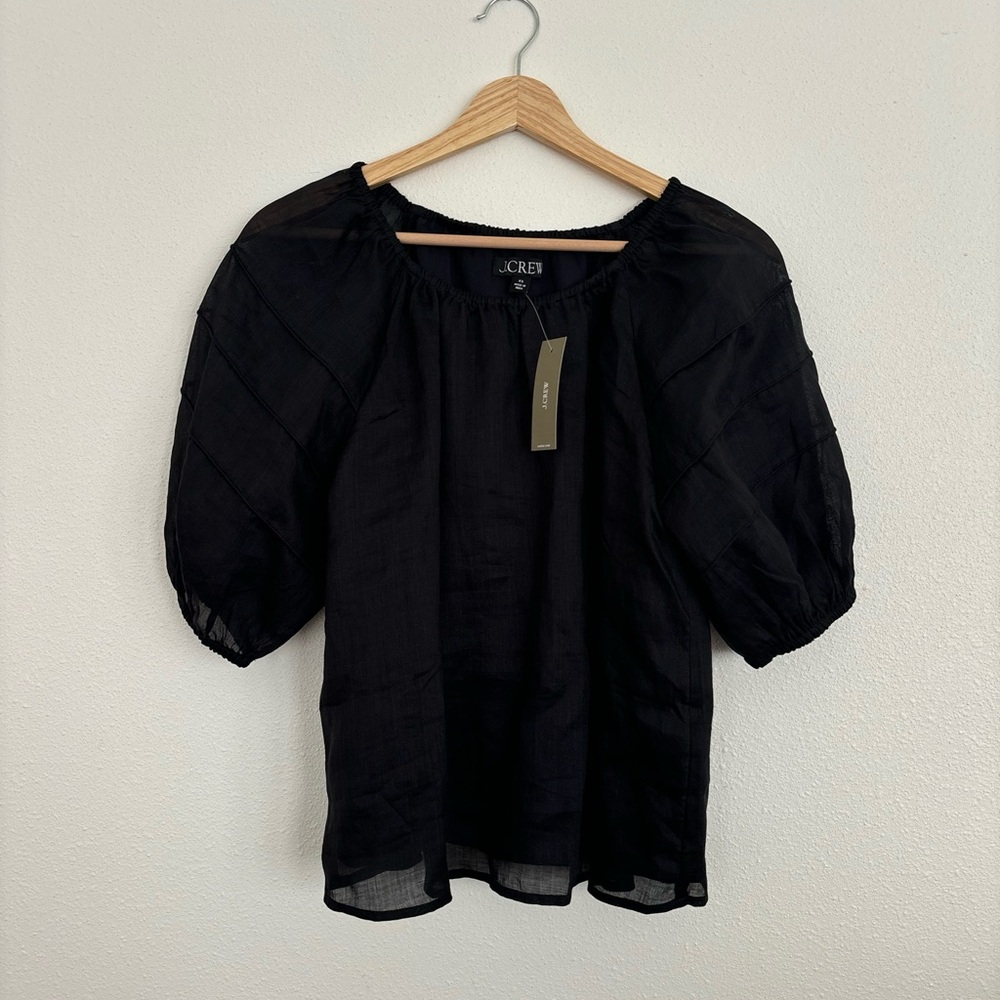 NWT J.Crew Puff Sleeve Blouse